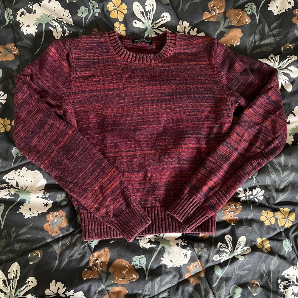 Women's Maroon Sweater American Apparel size XS